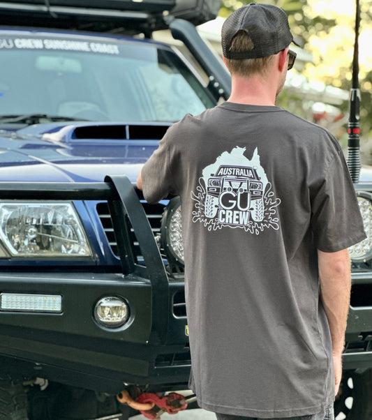 GU Crew Patrol Tee - Coal Grey