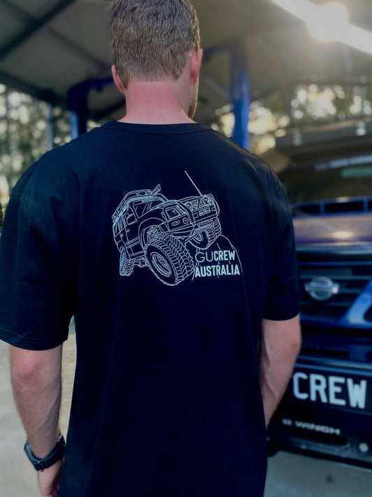 GU Crew Australia Tee - Black