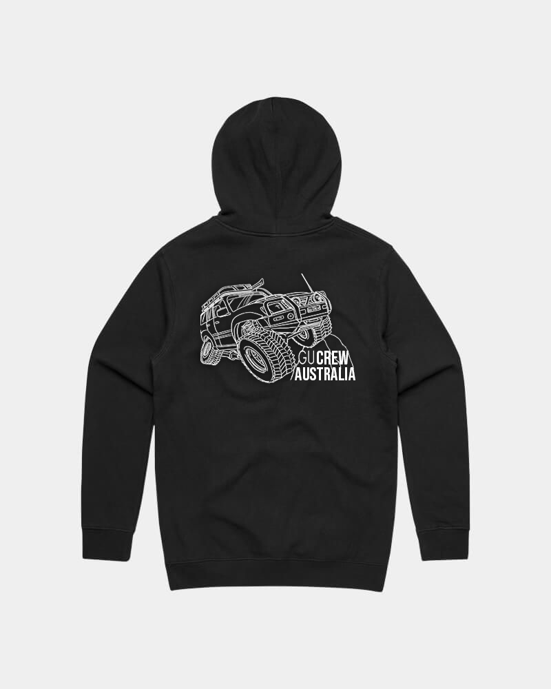 GU Crew Black Hoodie