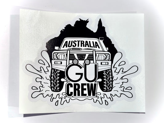 GU Crew Australia Sticker