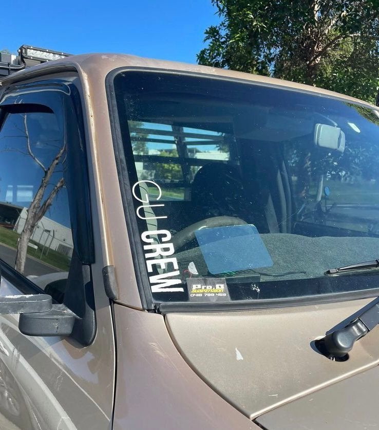 GU Crew Decal